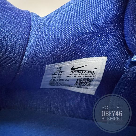 Nike Kyrie 5 Low TB Basketball Shoes Game Royal Blue White DO9617-401 Sz 14 main image 6